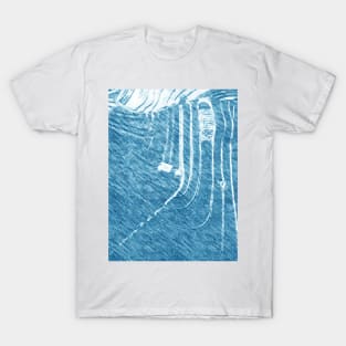 rice field in cyan T-Shirt